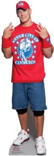 John Cena WWE Pro Wrestling Lifesize Cardboard Standup Standee Cutout Poster New  