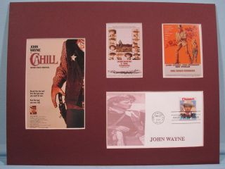 John Wayne in Cahill The Cowboys The Train Robbers and First Day Cover  