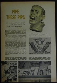 Blackie Felsen Pipes Johnny Ray 1953 Pictorial  