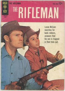 April 1964 THE RIFLEMAN 18 comic book CHUCK CONNORS JOHNNY CRAWFORD  
