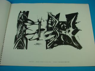 Art Center Improvisations 1954 Book of 35 Lithographs  