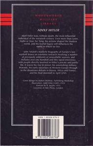 Book Adolf Hitler The Definitive Biography by John Toland Paperback  