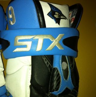 Paul Rabil Game Worn Johns Hopkins 9 Gloves STX  