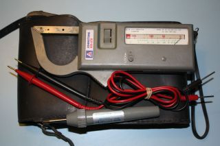 Johnstone H24 679 multimeter with probes case ohmprobe  