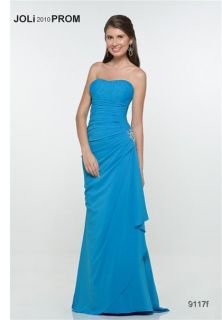 Joli 9117 Turquoise Chiffon Pageant Prom Gown Dress 20  