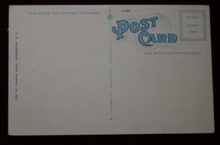 1920s High School Johnson City NY Broome Co Postcard  