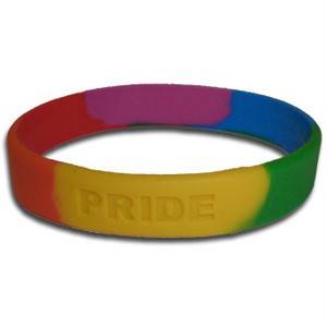 Rainbow Gay Pride Wristband Brand New Lesbian and Gay  