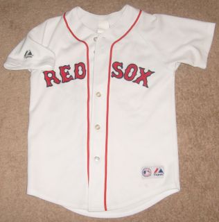 Jonathan Papelbon Boston Red Sox Jersey Shirt SEWN PATCH Youth Boys Medium  