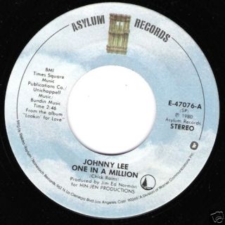 Johnny Lee "One in A Million Anni" 1980 Hear  