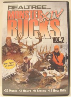 Bill Jordan’s Realtree Monster Bucks XIV Vol 2 Deer Hunting DVD Video 14  