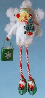NEW NIP Demdaco Silvestri Laurel Nelson Joliet Flurries Christmas Ornament  