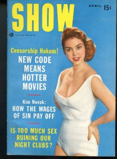 SHOW April 1957 Judy ODay Cover JULIE NEWMAR Kim Novak JOI LANSING Very Fine  
