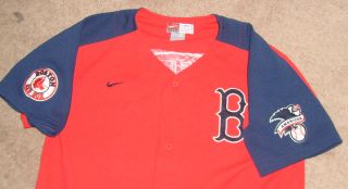Jonathan Papelbon Boston Red Sox Jersey Shirt SEWN PATCH Youth Kids XL NIKE  