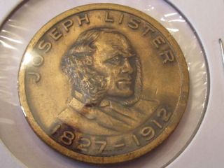 Joseph Lister Medal 1827 1912 Intro Antiseptic Surgery  