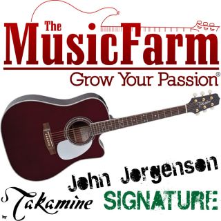 Takamine J325SRC John Jorgenson Acoustic Electric Guitar Red Satin  