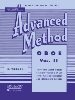 Rubank Elementary Advanced Method Oboe 4 Book Set New  