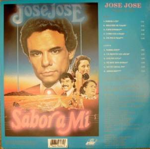 LP Latin Jose Jose Sabor A MI 1988 Ariola Records 9698 First Release  