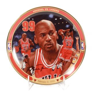 Michael Jordan Return to Greatness 11 'Michael vs Lakers' Collectors Plate  