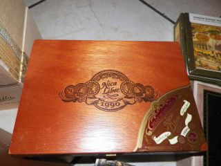 Wood Cigar Boxs Lot 8 Pcs Jose Gener 5 Vegas Nica Libre Black Pearl Henry Clay  