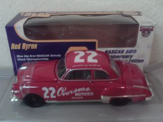 1949 Red Byron 22 Overseas Motors Cup Champion 1 24 Action Historical Diecast  