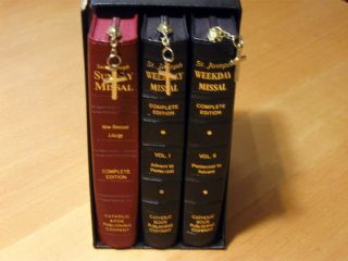 St Joseph Saint Joseph Sunday Missal Weekday Missal 3 Book Set  