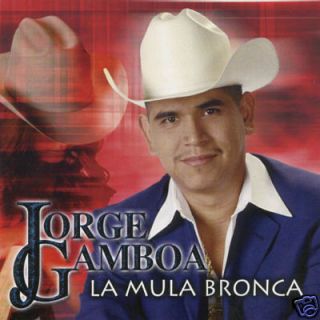 Jorge Gamboa La Mula Bronca RARE New CD Latin Mexico  