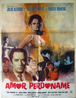 889 Amor Perdoname Mexican Poster Kitty de Hoyos 1968  