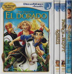 Joseph King of Dreams Prince of Egypt Road to El Dorado 4 DVD's Kids L523000  