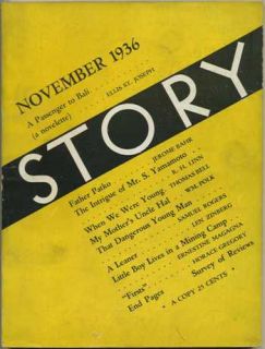 Story Magazine Nov 1936 ELLIS ST JOSEPH William Polk  