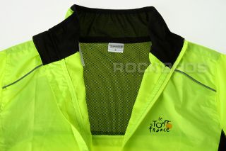 Tour de France Cycling Coat Wind Coat Rain Coat Long Sleeve Green  