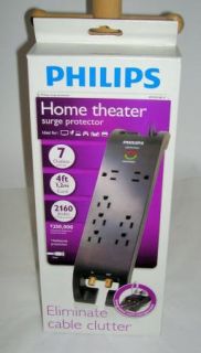 Philips Home Surge Protector 7 Outlets 2160 Joules  