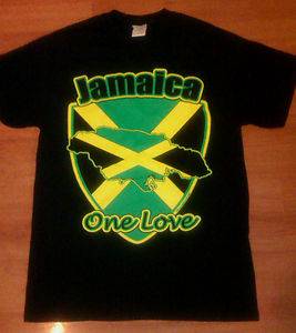Caribbean T Shirts Jamaica Bolt Marley Rasta Lion Judah Selassie Africa  