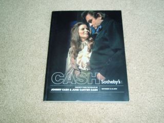Johnny Cash June Carter Cash Sothebys Auction Catalog 2004