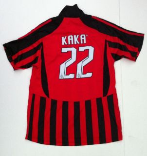 Shirt Boys AC Milan Kaka Short Sleeve Jersey Size 16 XL New