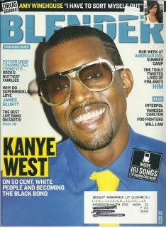 Blender Magazine October 2007 Kanye West 128 Pages