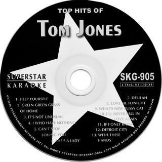 Tom Jones Karaoke SKG 905 12 of His Biggest Hits New