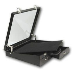 Angle Glass Top Locking Display Case
