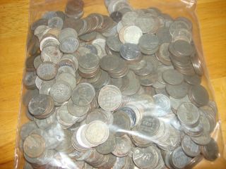 Kasia’s 500 Machine Counted 1943 PDS Mixed Steel Wheat Pennies Avg