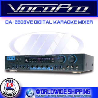 VocoPro Da 2808VE DA2808VE Digital Karaoke Mixer New