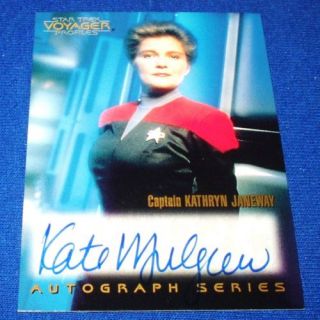 Star Trek Autograph Auto Card Kate Mulgrew Capt Janeway