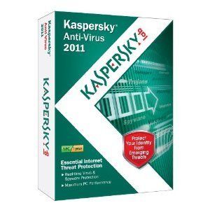 Kaspersky Anti Virus 2011 1 User New Factory SEALED