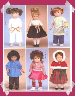  Karate Clothes 2Sew AG 18in doll PATTERN McCalls 6006 Holiday Sports
