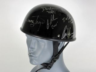 Anarchy Autographed Helmet Katey Sagal Ron Perlman Danny Trejo