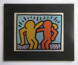 Keith Haring Print on Aluminum Plate
