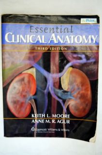 Clinical Anatomy Third Edition by Keith L Moore Anne M R Agur