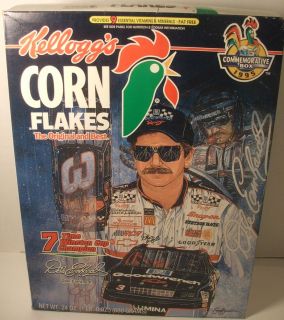 1995 Kellogg’s Corn Flakes Box 7 Time Winston Cup Champion Dale