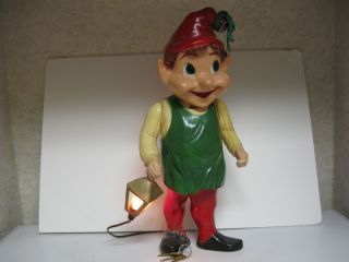 Vintage Christmas Keebler Elf Promotion Store Display 2 Light Lantern