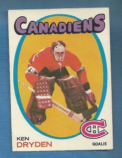 1971 72 Ken Dryden RC Fridge Magnet Canadiens 71 72 002
