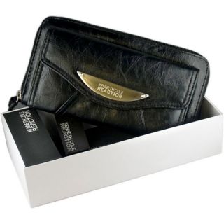 Kenneth Cole Womens Reaction Clutch Wallet Black