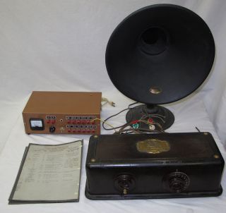 Atwater Kent Model 35 Radio with Model H Speaker